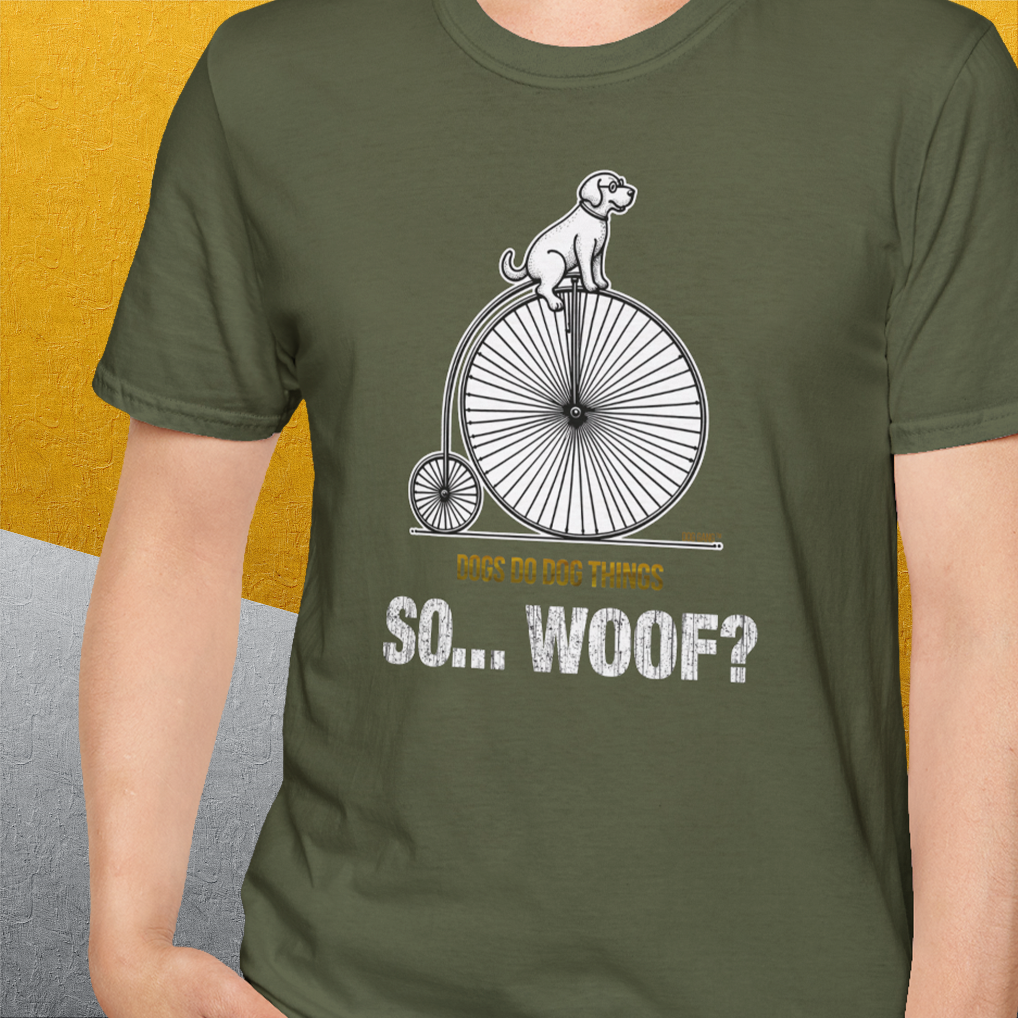 So... Woof? Volume 3, Unisex T-Shirt-, Design by Dog Gang