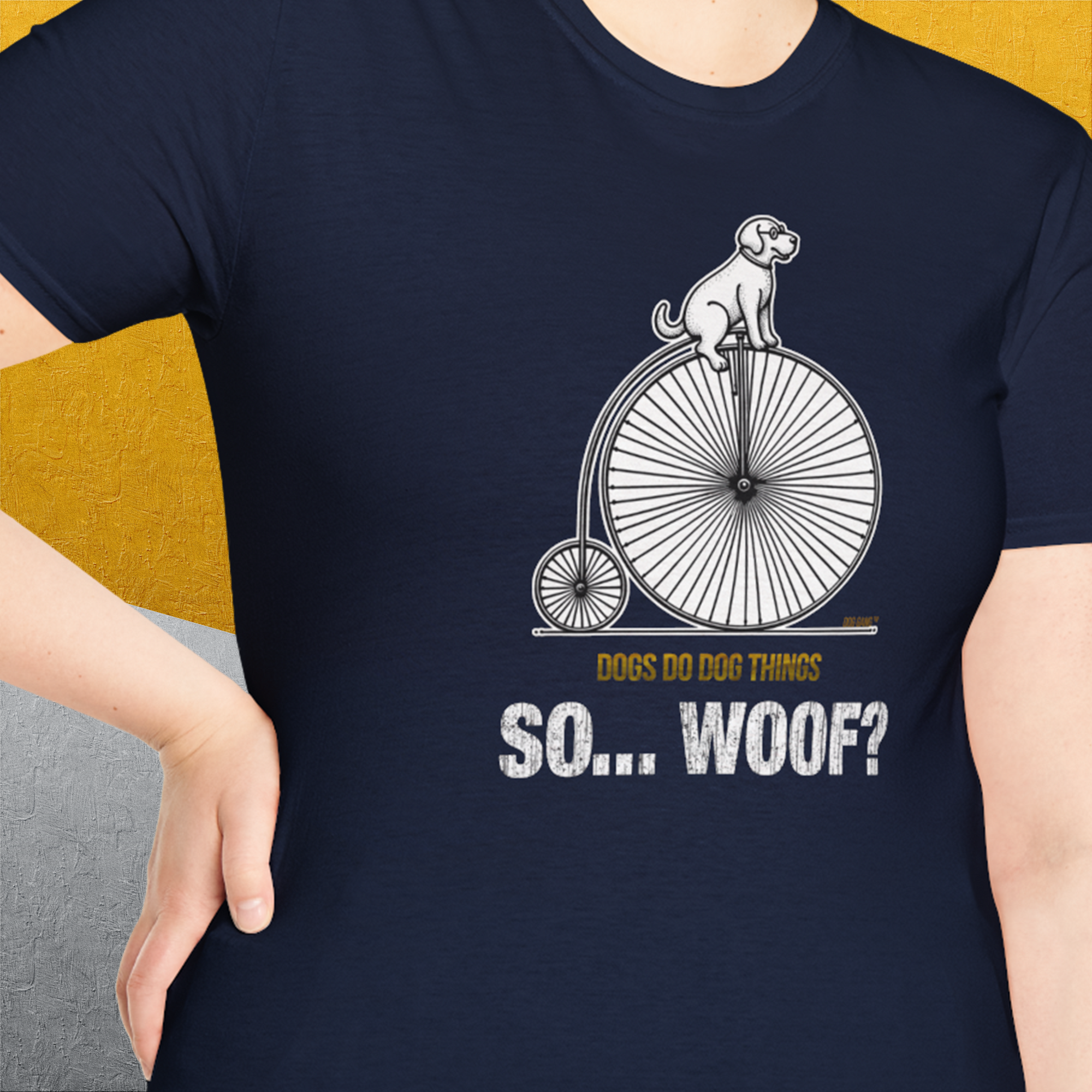 So... Woof? Volume 3, Unisex T-Shirt-, Design by Dog Gang