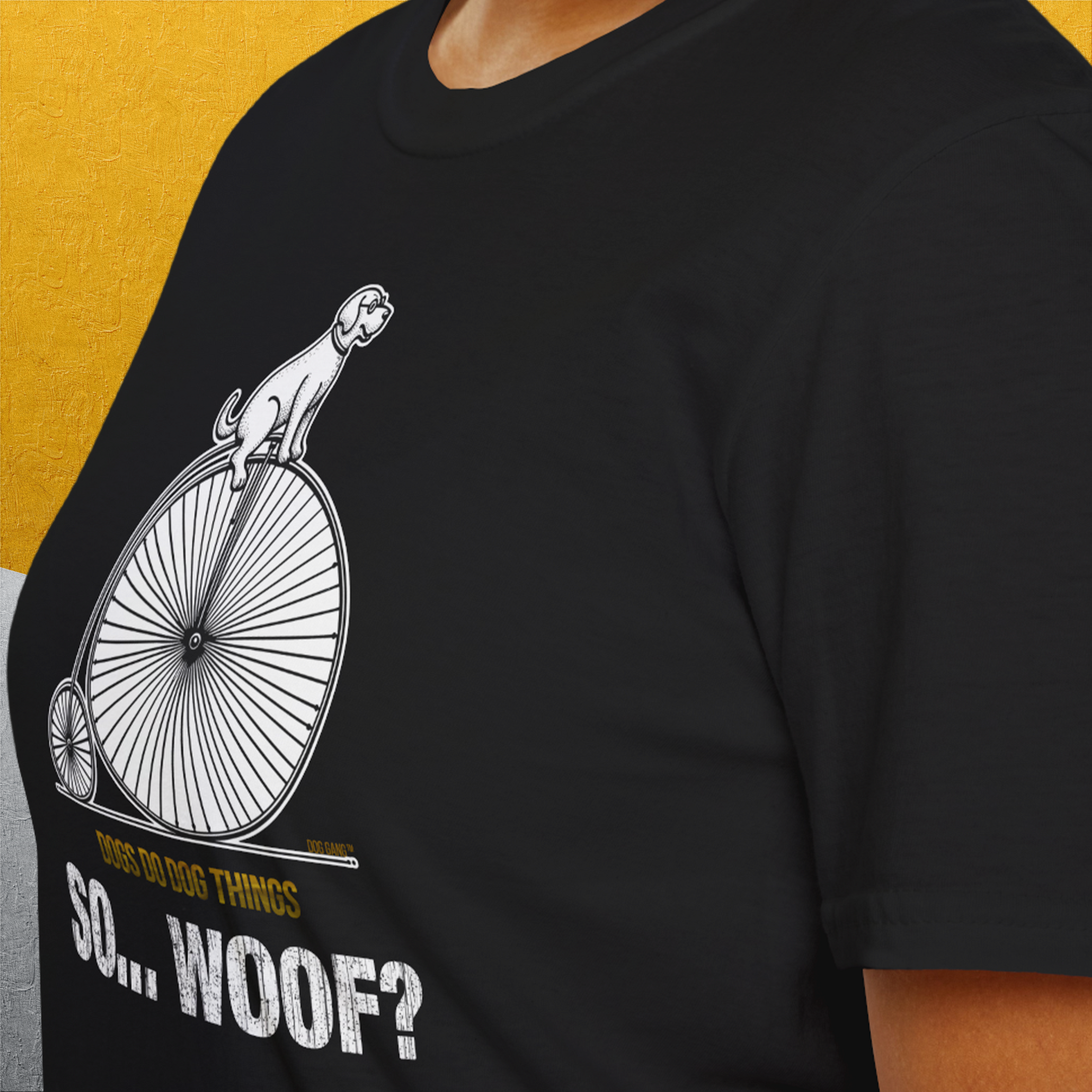 So... Woof? Volume 3, Unisex T-Shirt-, Design by Dog Gang