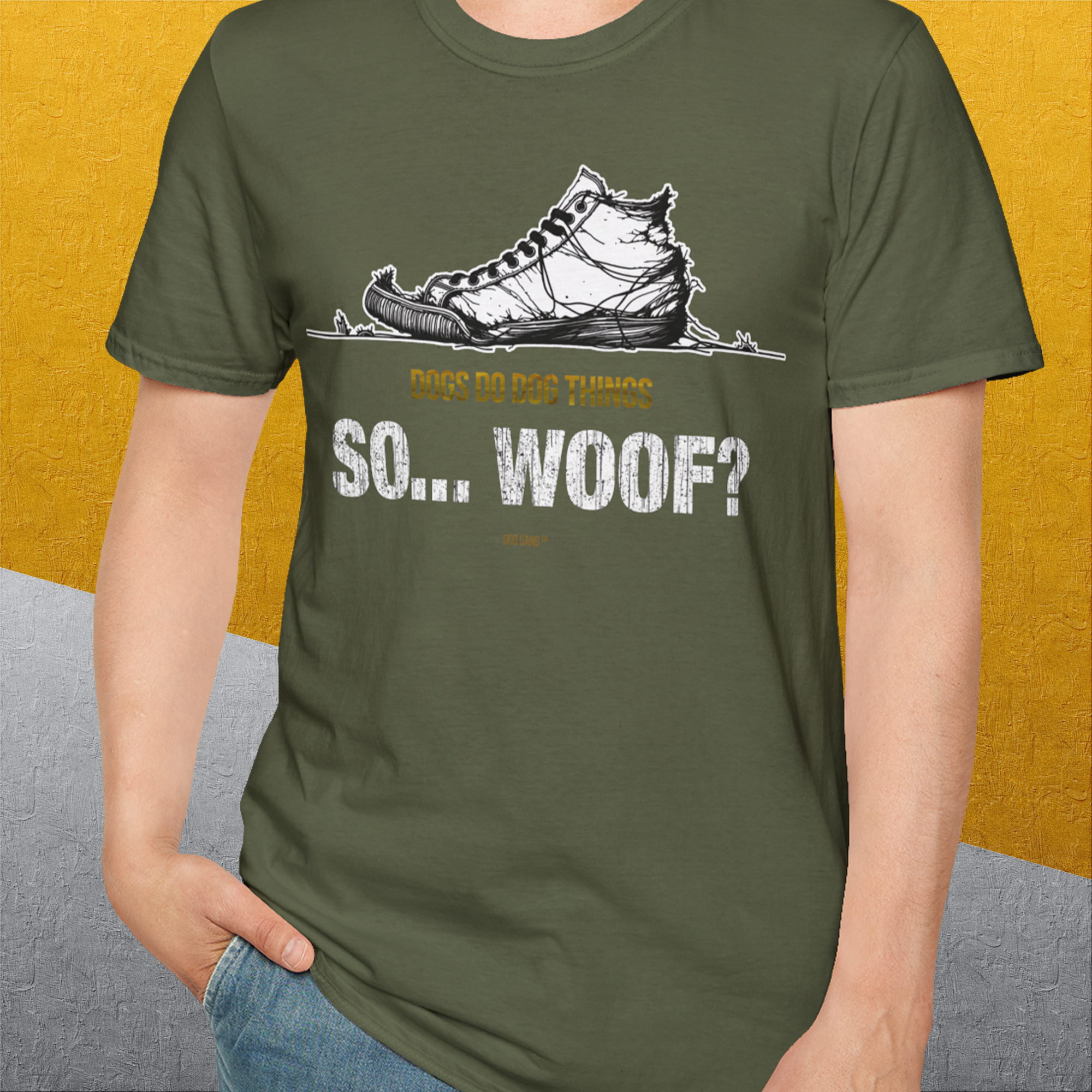 So... Woof? Volume 4, Unisex T-Shirt-, Design by Dog Gang