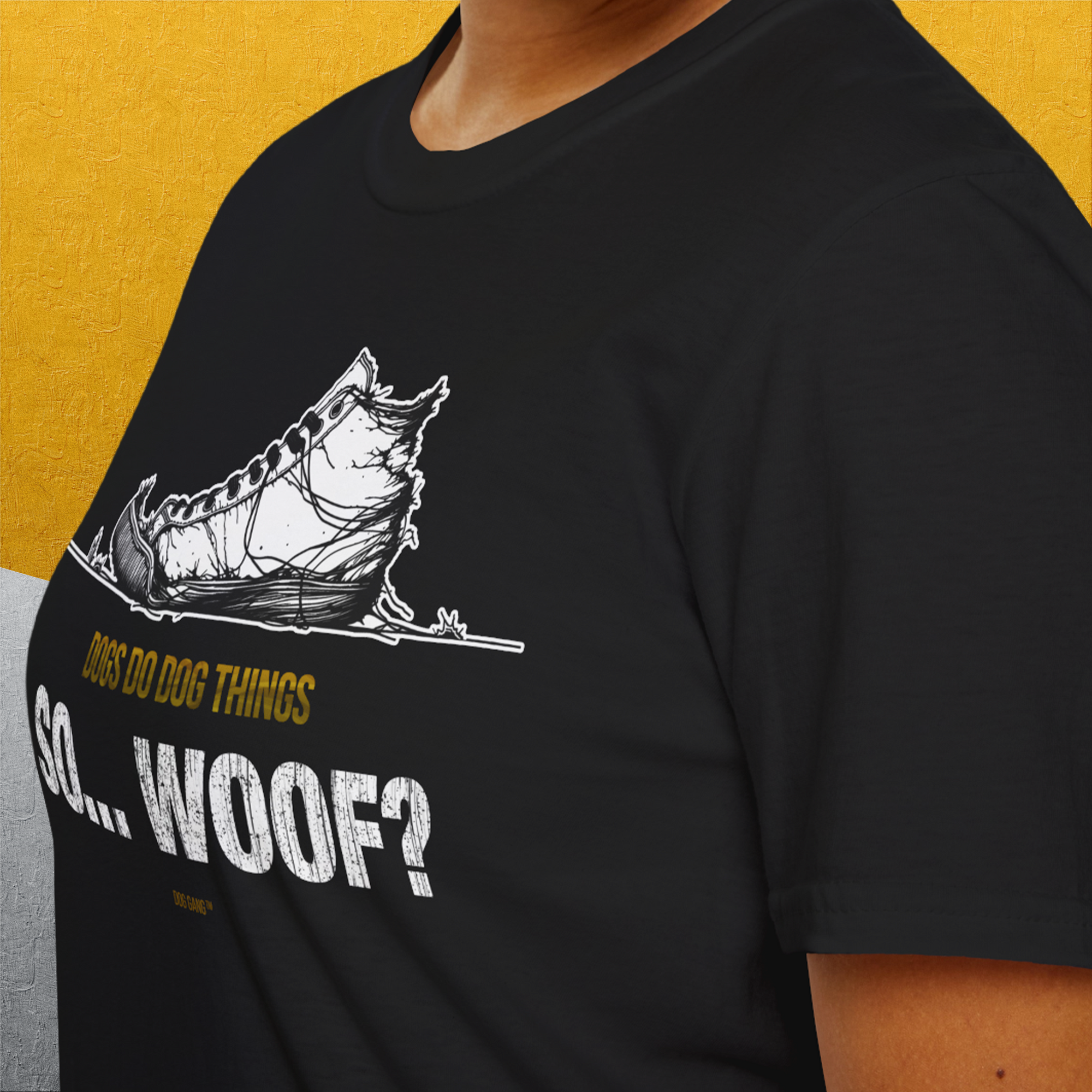 So... Woof? Volume 4, Unisex T-Shirt-, Design by Dog Gang