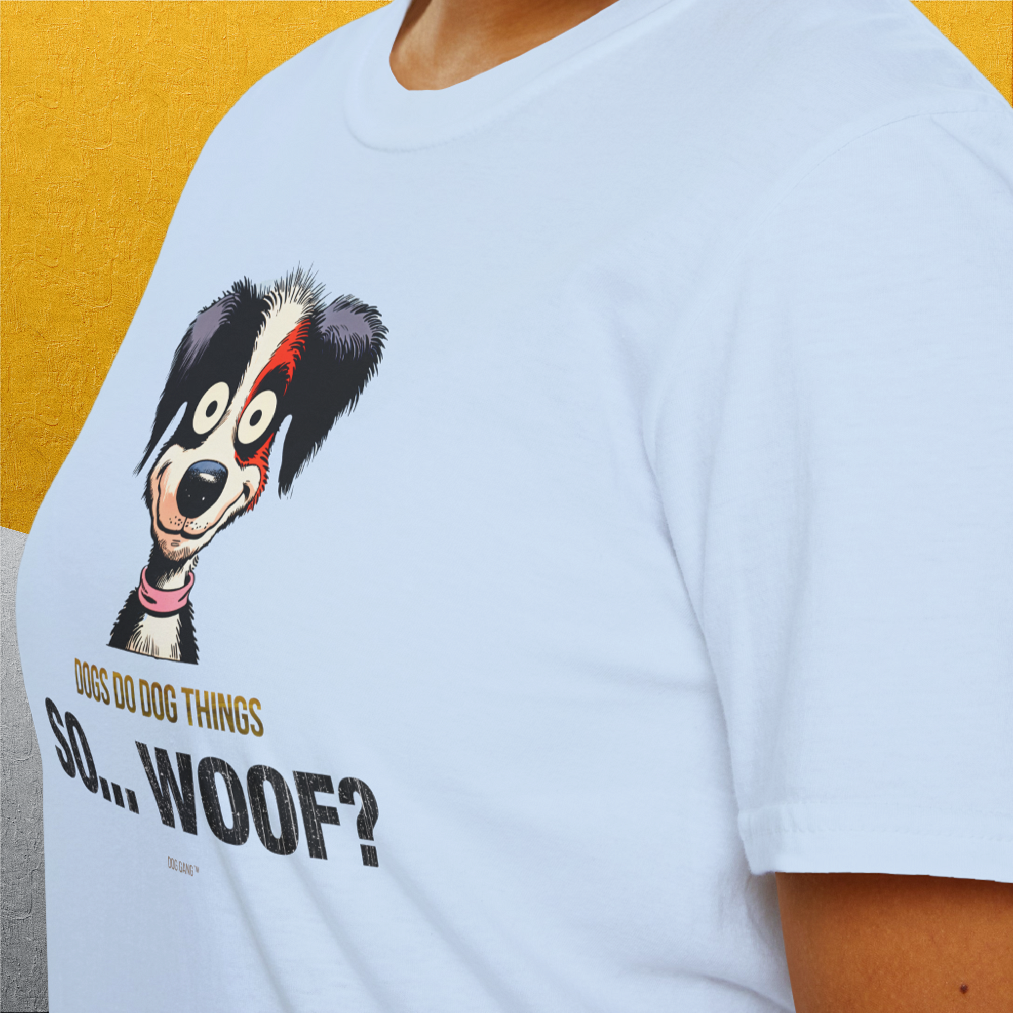 So... Woof? Volume 5, Unisex T-Shirt-, Design by Dog Gang