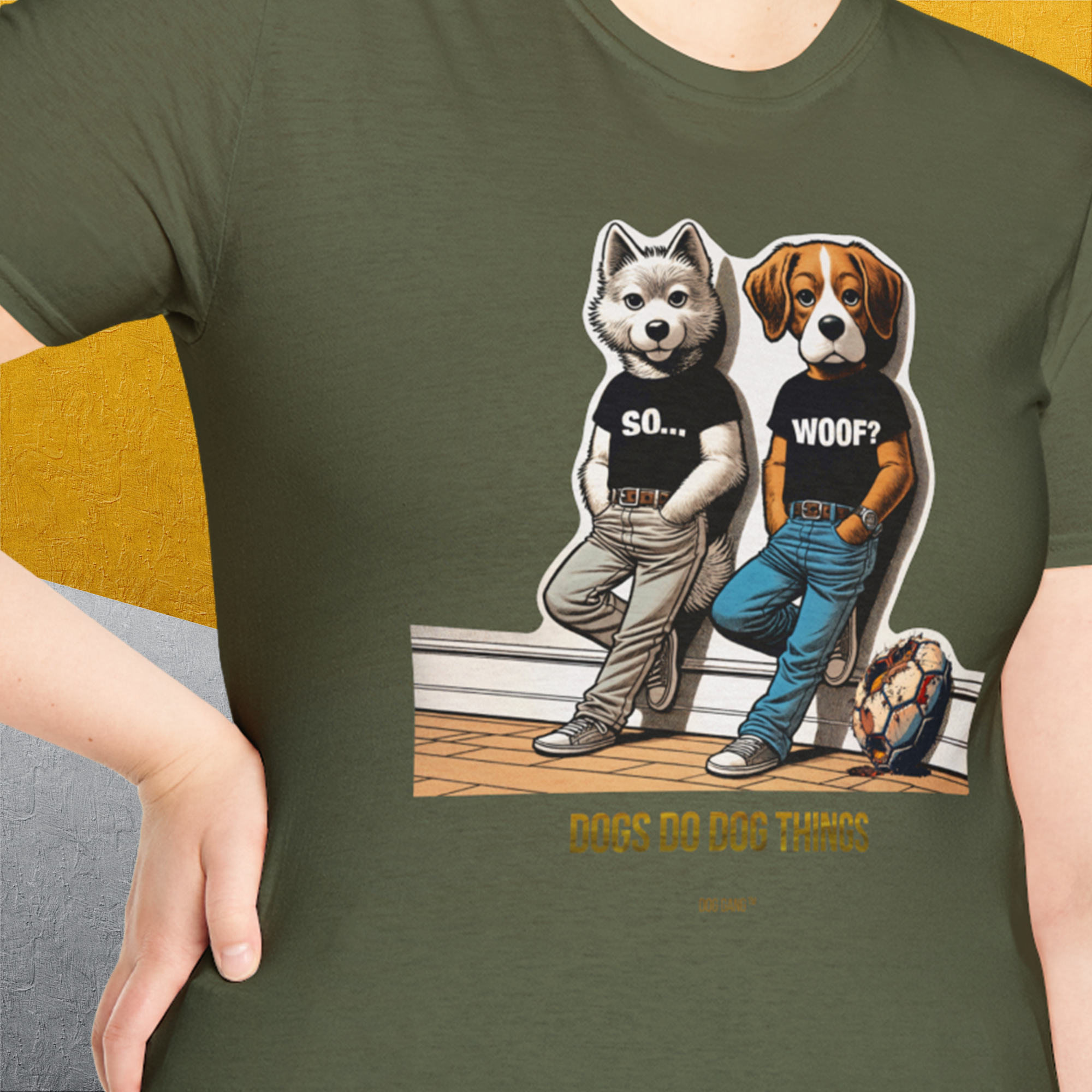 So... Woof? Volume 6, Unisex T-Shirt-, Design by Dog Gang