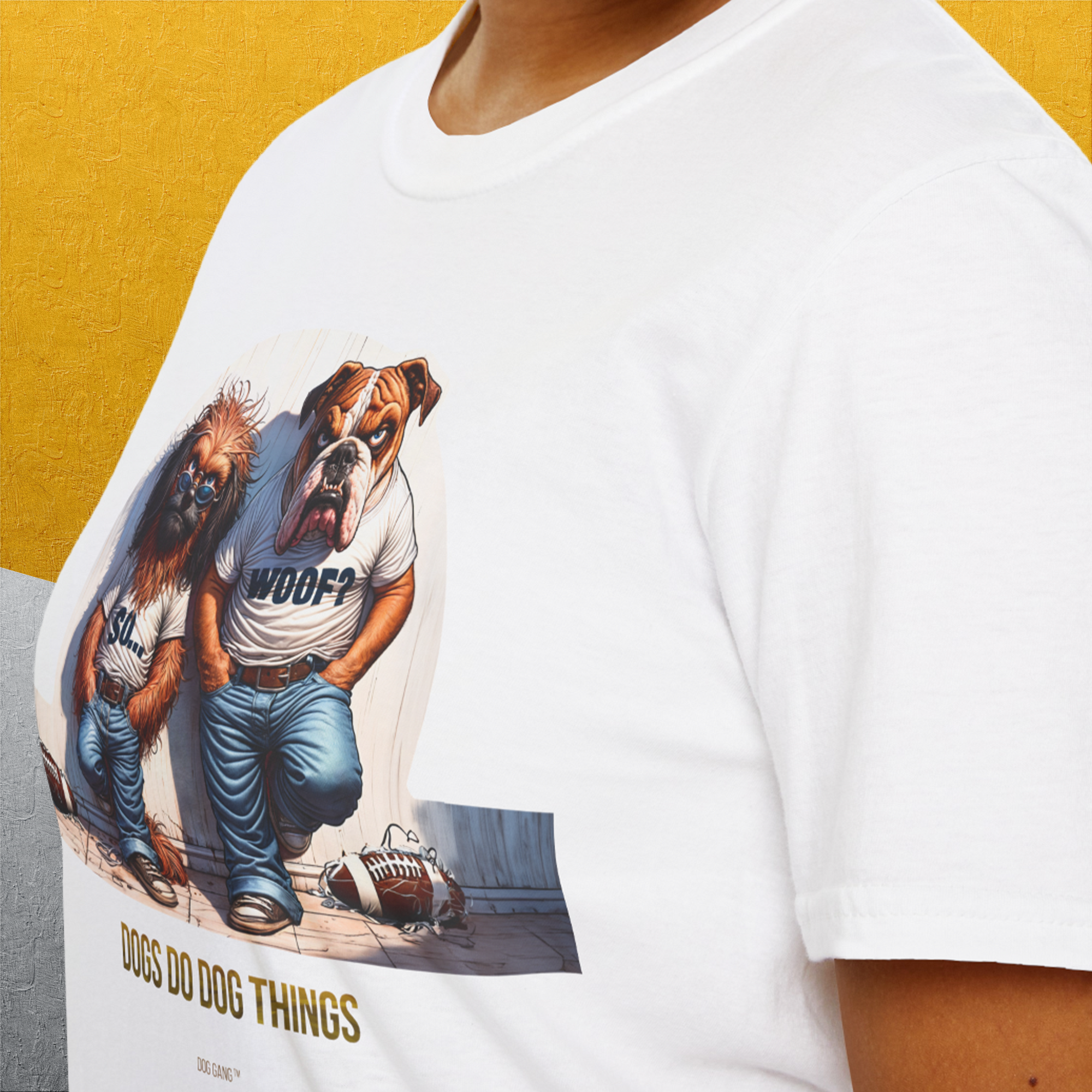 So... Woof? Volume 7, Unisex T-Shirt-, Design by Dog Gang