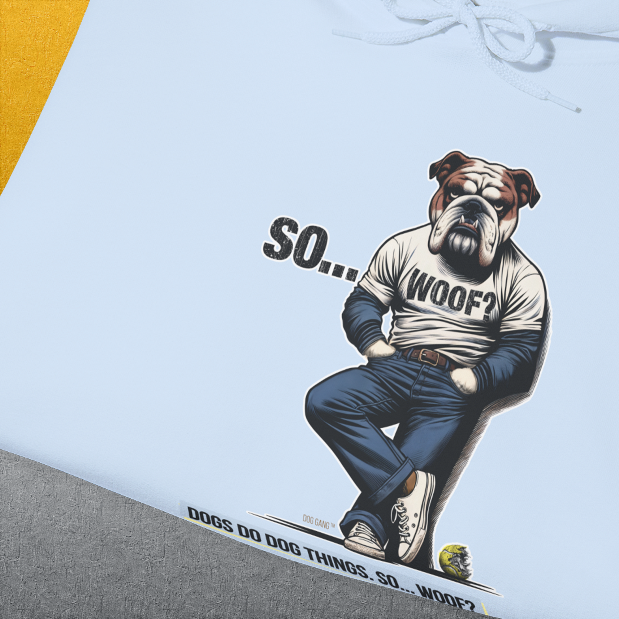 So... Woof? Volume 1, Unisex Hoodie-. A dog-themed Design from Dog Gang