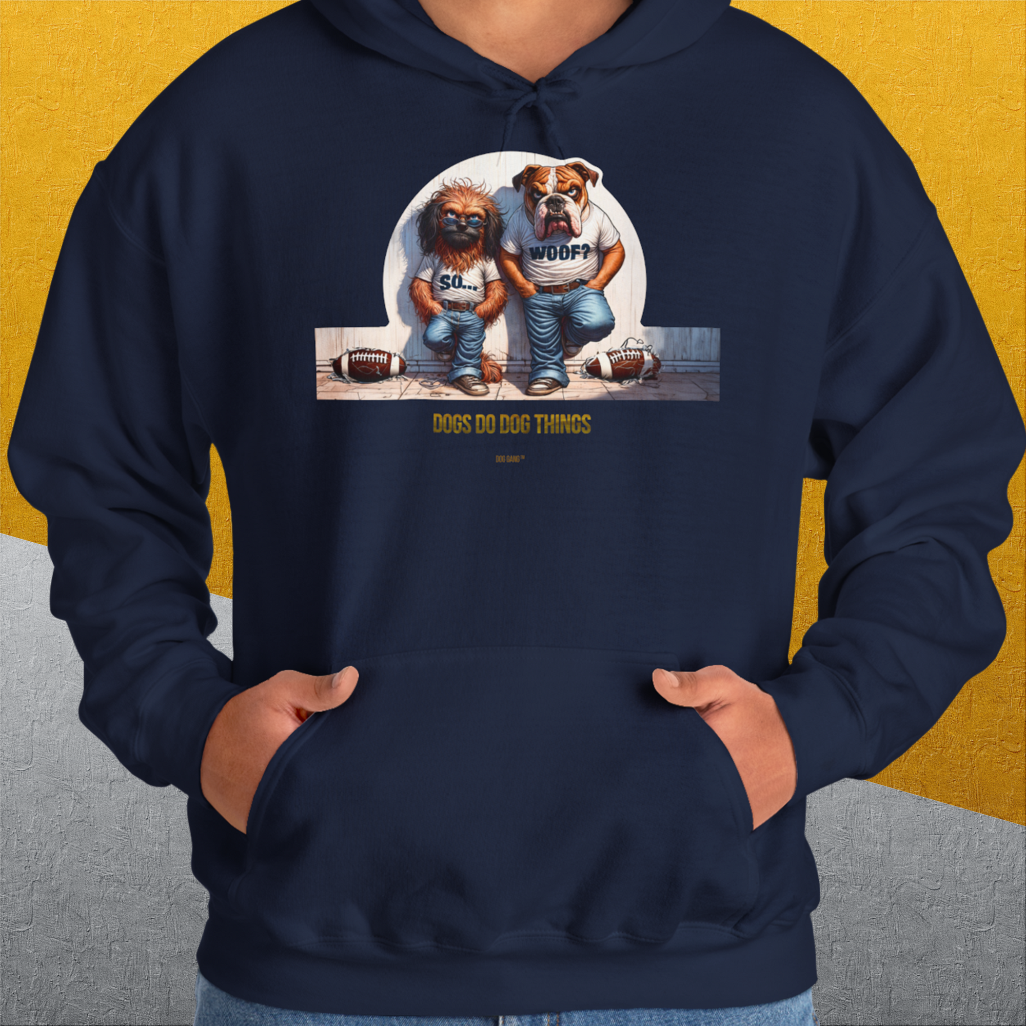 So... Woof? Volume 7, Unisex Hoodie-, Design by Dog Gang