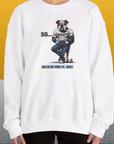 So... Woof? Volume 1, Unisex Sweatshirt-. A perfect gift for dog lovers and dog owners. Design by Dog Gang