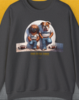 So... Woof? Volume 7, Unisex Sweatshirt-Dark Heather, Design by Dog Gang