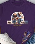 So... Woof? Volume 7, Women's T-Shirt-Purple, a cool and stylish design with a funny saying from Dog Gang