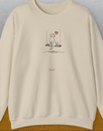 This dog-themed shirt features a minimalistic line drawing of a dog with a red heart, perfect for any dog lover. Designed by Dog Gang.