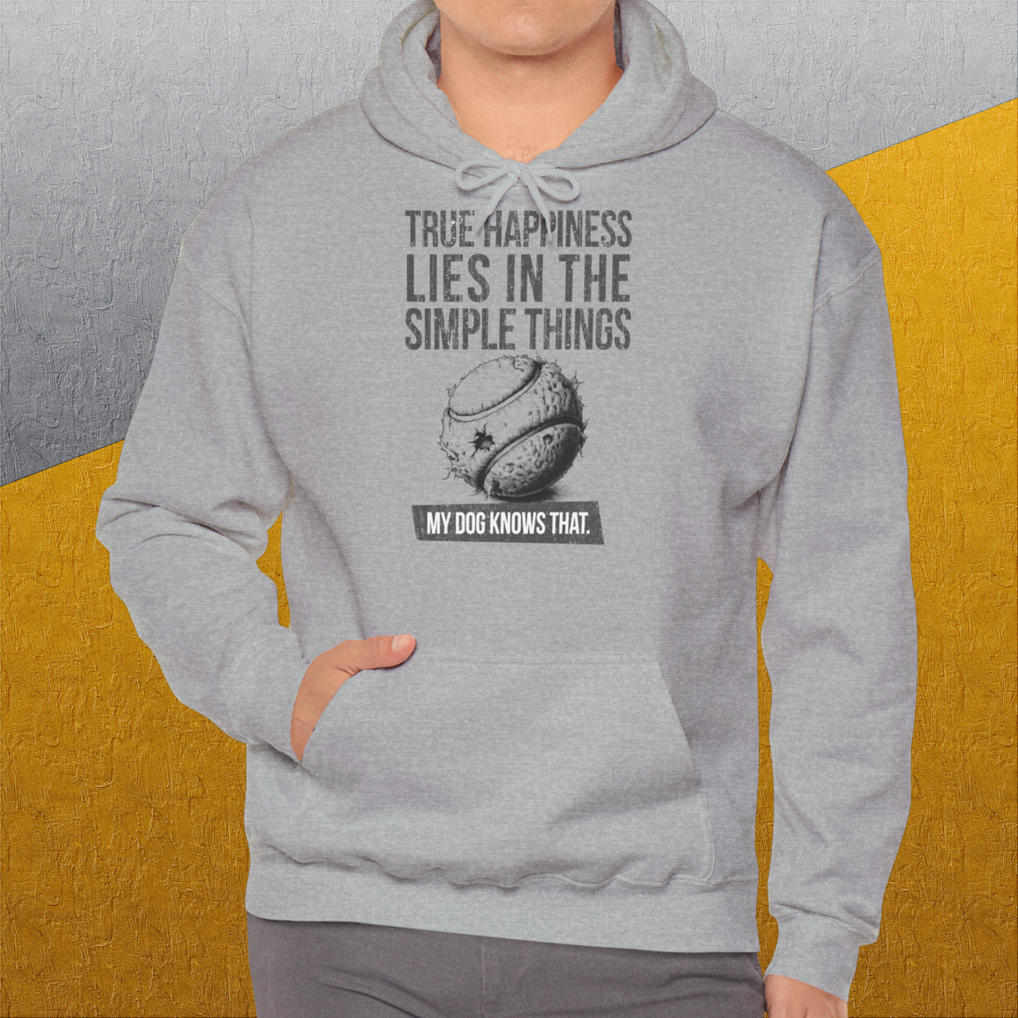 True Happiness Series One, Volume 1, Unisex Hoodie-, a fun and stylish design for dog lovers from Dog Gang