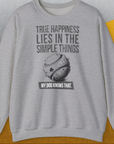 True Happiness Series One, Volume 1, Unisex Sweatshirt-Sport Grey, Design by Dog Gang
