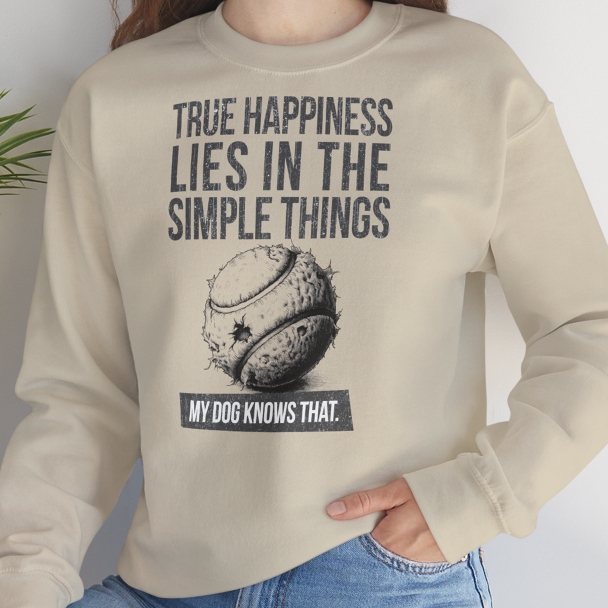 True Happiness Series One, Volume 1, Unisex Sweatshirt-, a cool design with a funny saying from Dog Gang