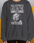 True Happiness Series One, Volume 1, Unisex Sweatshirt-. A perfect gift for dog lovers and dog owners. Design by Dog Gang