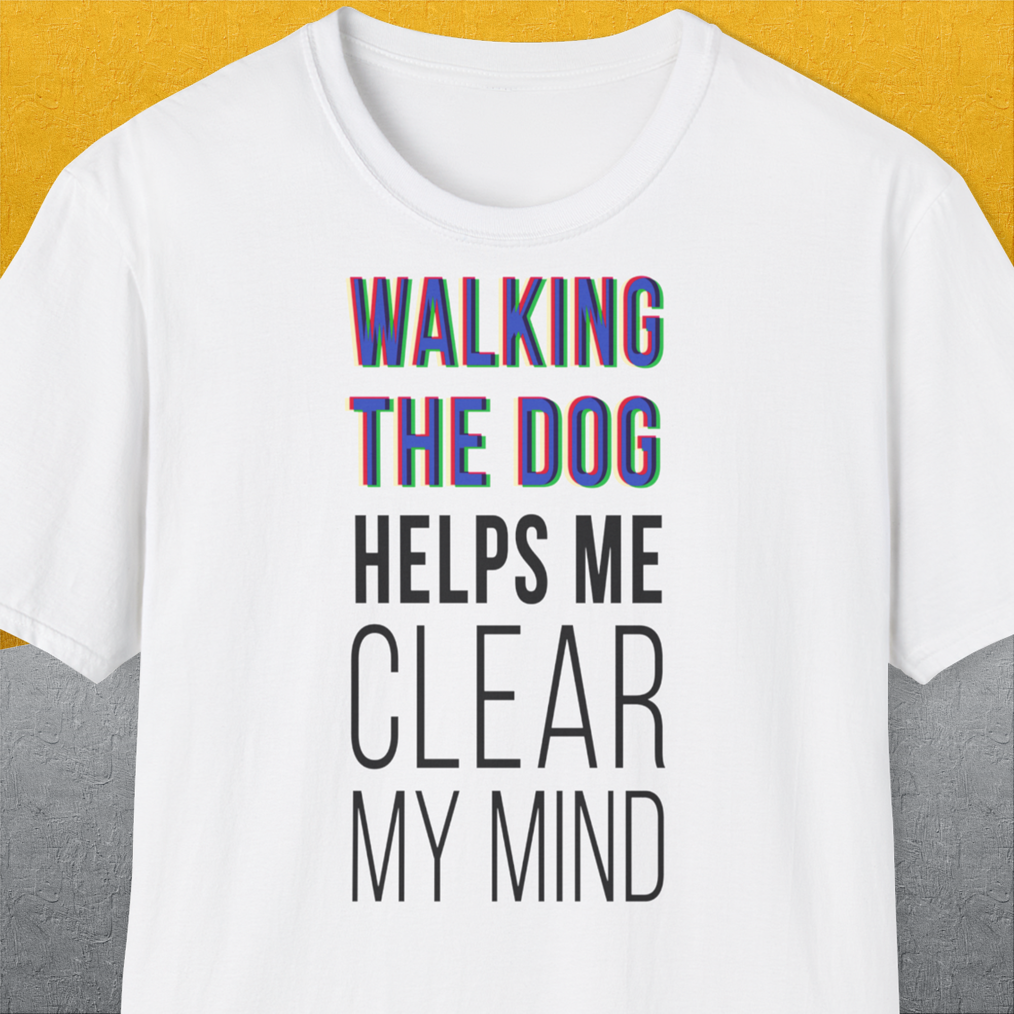 Walking The Dog Series One, Volume 3, Unisex T-Shirt-White, a cool and stylish design with a funny saying from Dog Gang