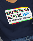 Walking The Dog Series One, Volume 1, Unisex T-Shirt-, a fun and stylish design for dog lovers from Dog Gang