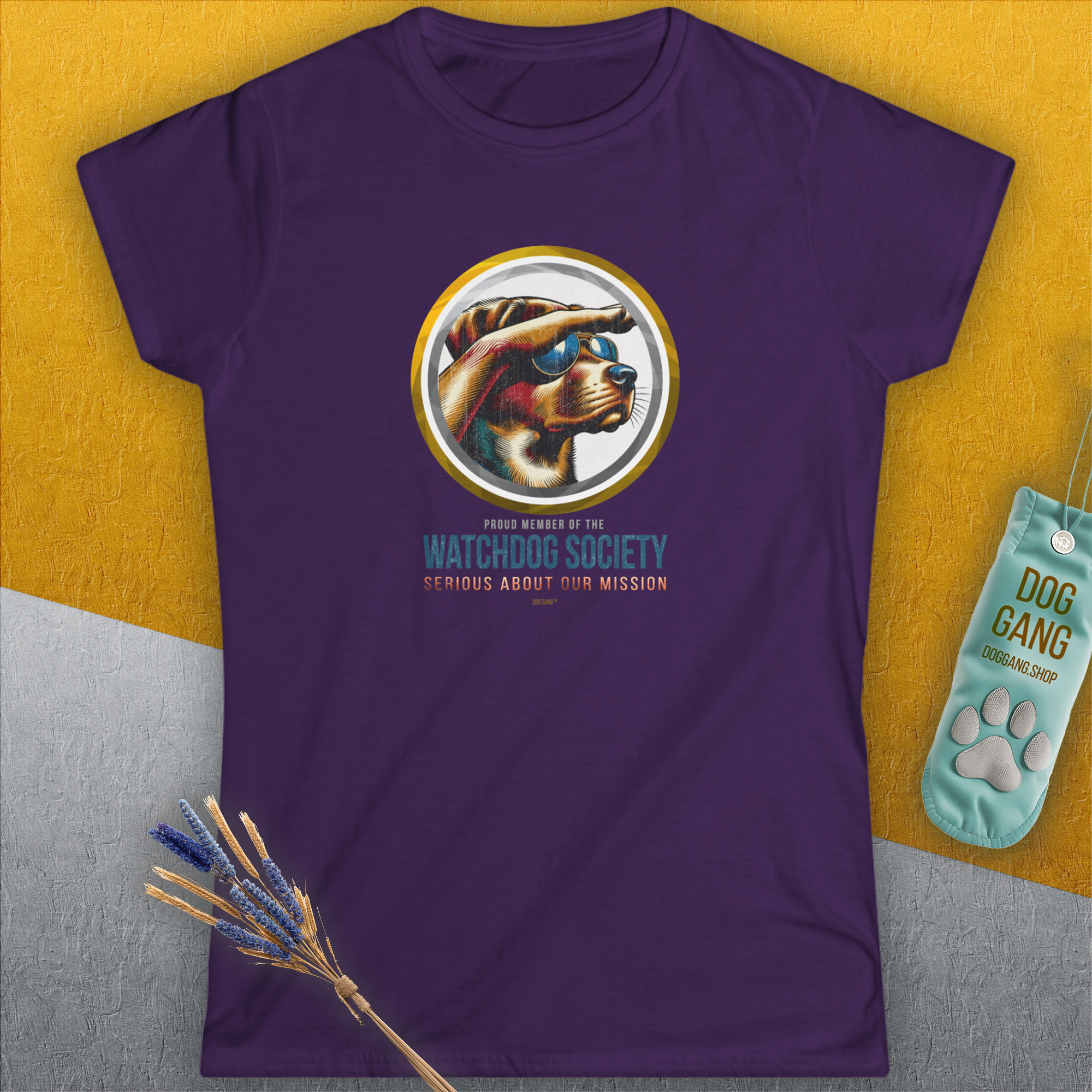 Watchdog Society Series, Volume 1, Women's T-Shirt-, a fun and stylish design for dog lovers from Dog Gang