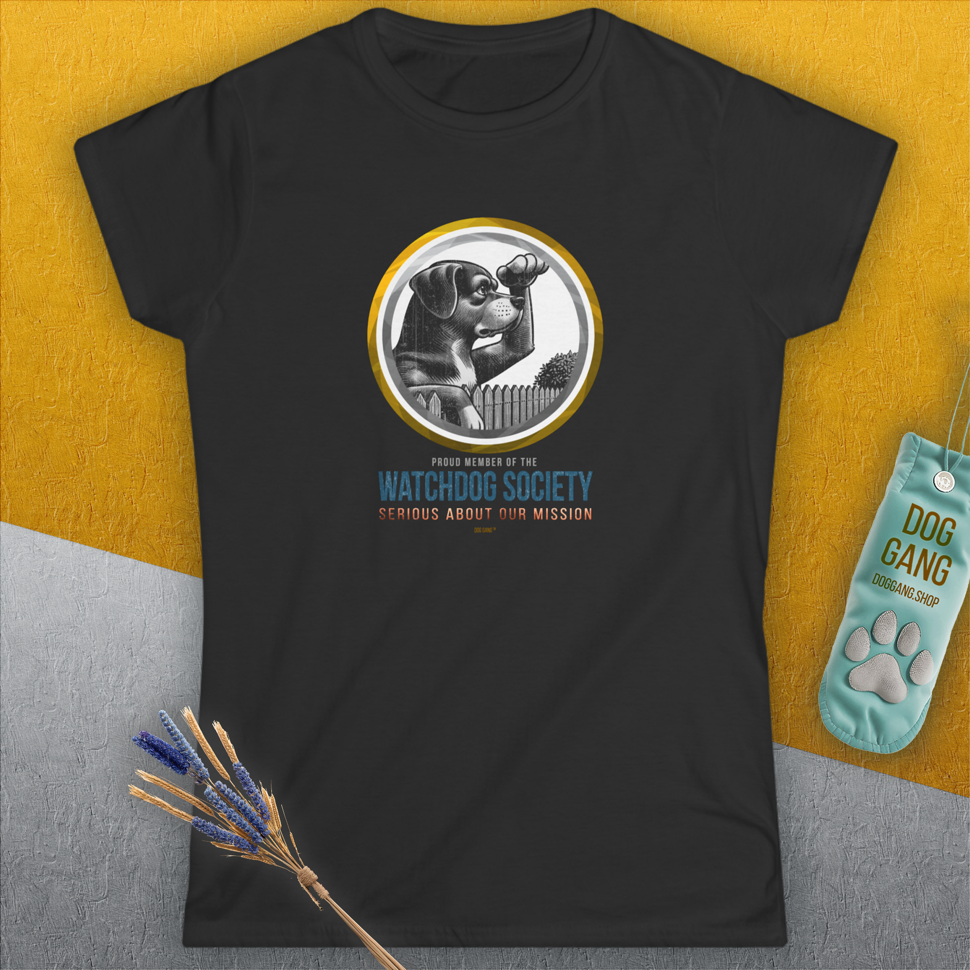 Watchdog Society Series, Volume 3, Women's T-Shirt-, a fun and stylish design for dog lovers from Dog Gang