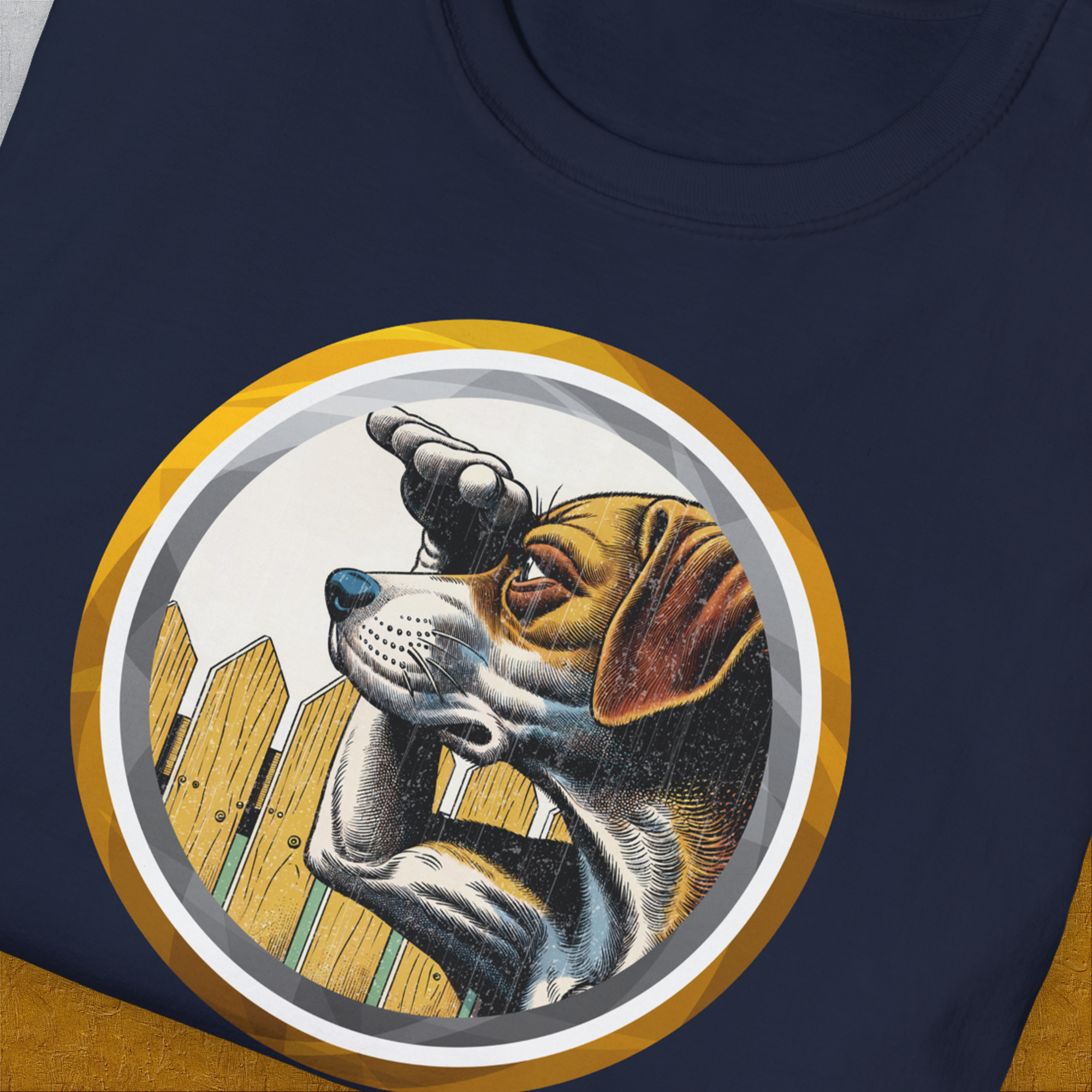 (Member Of The) Watchdog Society Series, Volume 2, Unisex T-Shirt-bequemes Softstyle - Tshirt. Lustiger Spruch mit Hund. Für Hundefreunde, in- und outdoor. Design by Dog Gang