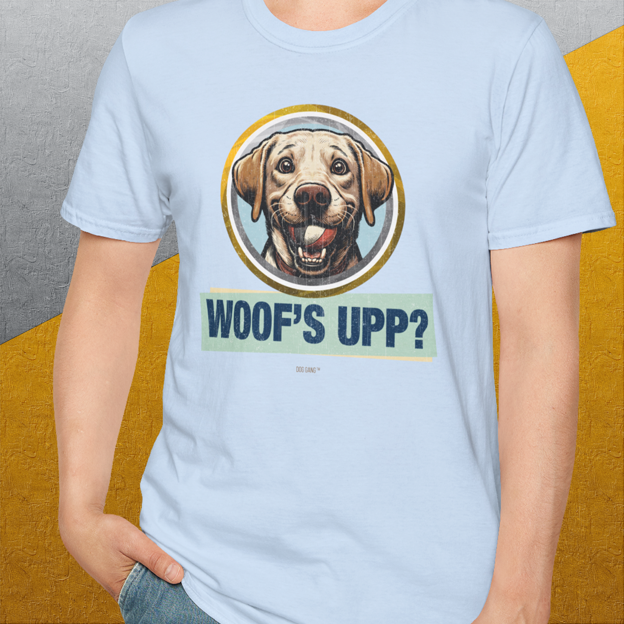 Woof&#39;s Upp? Volume 3, Unisex T-Shirt-, Design by Dog Gang
